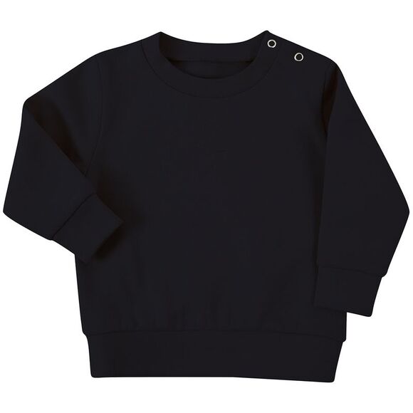 Larkwood Baby Sustainable Sweatshirt / Black - Picture 2 of 2